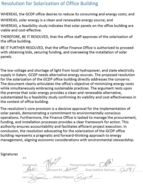 Solarization Resolution